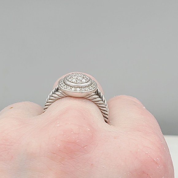 David Yurman Petite Cerise Diamond Ring - Picture 14 of 15